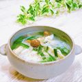 Satoco❋'s cooksnap of when they made 市販の冷凍餃子で中華スープ♪.