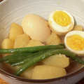 単身赴任自炊's cooksnap of when they made じゃがいもとゆで卵の炊いたん.
