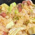 ゆうは0414's cooksnap of when they made 麻婆豆腐の素で激うまチャーハン.