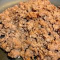 やよい・M's cooksnap of when they made 合挽のそぼろ.