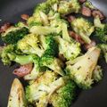 みみ母's cooksnap of when they made ブロッコリーとベーコンのマヨネーズ炒め.