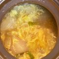 ☆ドキンちゃん☆”'s cooksnap of when they made 簡単♪市販の餃子と白菜の食べる卵スープ.
