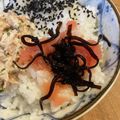 yu🐓's cooksnap of when they made 明太子と昆布（塩　佃煮）の二刀流おにぎり.