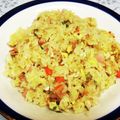 龍青空ママ's cooksnap of when they made 炊飯器で簡単♪ヘルシーチャーハン.