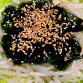 はちみつlove's cooksnap of when they made ワカメだけでワカメあん.
