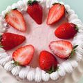 ひさピー's cooksnap of when they made ★超簡単★いちごのレアチーズケーキ★.