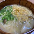お塩と砂糖's cooksnap of when they made 切干大根と揚玉の味噌汁★やさしい味です.