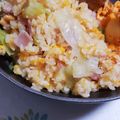 か～ぽ☆'s cooksnap of when they made 別炒めでパラパラシャキシャキ！レタス炒飯.
