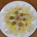 なの＠ママ's cooksnap of when they made 鯛の柚子胡椒カルパッチョ.