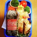 ガクココちゃん's cooksnap of when they made 手抜きキャラ弁☆コーラ☆簡単！！.