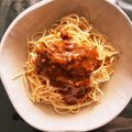 。かのこ。's cooksnap of when they made 【糖質制限】うま辛！汁無し担担麺 大豆麺.