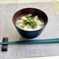 FGO☆'s cooksnap of when they made 豆腐とあげとわかめの味噌汁.