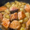 miyo・'s cooksnap of when they made 鮭とじゃがいもの味噌バター煮込み.