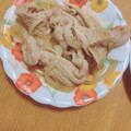 Noa1112's cooksnap of when they made 豚丼☆豚もも薄切りのしようが焼き丼.
