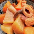 こずっぺ's cooksnap of when they made 大根と人参と椎茸の煮物.