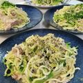ｸﾏﾘｴ's cooksnap of when they made レモン香る豆苗豚塩焼きそば.