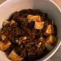 調理員のお姉さん's cooksnap of when they made 四川風辛口麻婆豆腐！.