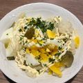 Yokchina's cooksnap of when they made カリフラワーとゆで卵のチーズサラダ.
