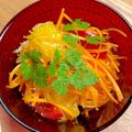 ドドレミ♪'s cooksnap of when they made 人参☆トマト☆甘夏のサラダ.