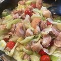 kurumi0122's cooksnap of when they made 胡麻ドレ推奨●鶏肉＆キャベツ炒め.