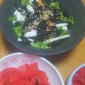 ♡❕❕'s cooksnap of when they made 【居酒屋メニュー！！長芋のピリ辛ユッケ】.