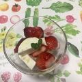 おはなすき's cooksnap of when they made 果物×チーズの「いちごのカプレーゼ」.
