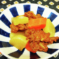 龍青空ママ's cooksnap of when they made ほっこりおかず＊大根とごぼう天の煮物.