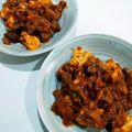 つよまり's cooksnap of when they made 焼肉のタレが洋風に⁉︎豚肉玉ネギ卵炒め♡.