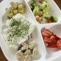 ぐりtoぐら's cooksnap of when they made 離乳食に◎豚ひき肉の豆腐ハンバーグ.