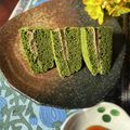 ちゃかぴまま's cooksnap of when they made 抹茶蒸しパンのきな粉クリームサンド.