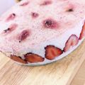 ゆま꙳'s cooksnap of when they made 桜の季節に＊桜の豆腐レアチーズケーキ.