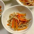 CHISA☆ごはん♪'s cooksnap of when they made 人参・えのきの黒ゴマ和え♪ツルツル香ばし.