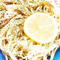 ちぃろる♪'s cooksnap of when they made ツナの柚子胡椒レモンパスタ.