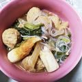 クックQ6E2BB☆'s cooksnap of when they made 市販の冷凍つくね団子で時短春雨スープ.