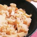 二足歩行の布団's cooksnap of when they made 春の味覚♡我が家のたけのこご飯.