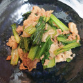 precious☆'s cooksnap of when they made 豚肉と小松菜のしょうが炒め.