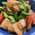 へそ曲がりクック's cooksnap of when they made 簡単★ピリ辛きゅうりとトマトの塩昆布和え.