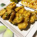 ★おにぎりMAN★'s cooksnap of when they made 黒すりごま入り♪黒チリマヨ鶏ムネ唐揚げ♪.
