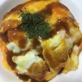クックDPZZPA☆'s cooksnap of when they made 万能味ソースでレンチンふわとろオムライス.