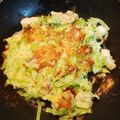 Akkers's cooksnap of when they made 「米粉活用」お好み焼き♪.