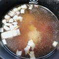 ♡mio1216♡'s cooksnap of when they made にんじん♡♥こんにゃく炒め味噌汁.