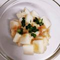 もにゃっこ's cooksnap of when they made シャキシャキ❤長芋と梅の和え物.