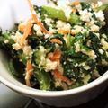 Muffin33's cooksnap of when they made 【大崎市】春菊の白和え【発酵文化】.