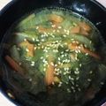 あっちゃんゆうや's cooksnap of when they made 青梗菜と人参の【白だしスープ】.