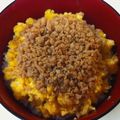 futamama's cooksnap of when they made 簡単♪お弁当にも♪しっかり味の鶏そぼろ.
