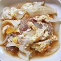 ポニーリボン's cooksnap of when they made コロッケの玉子とじ.