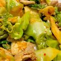 s06007's cooksnap of when they made キャベツ入り豚キムチ.
