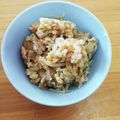 かなりん☆'s cooksnap of when they made 親子丼の具をリメイク☆簡単チャーハン☆.