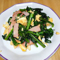 クックJOEさん's cooksnap of when they made のらぼう菜の炒め物.