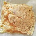 ささらんらん's cooksnap of when they made 『スライスチーズdeカリカリせんべい』.